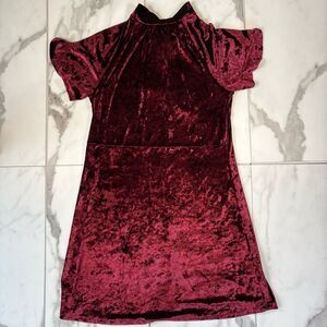 Sheila Rose Rich Burgundy Goth Women's Dress Size Large